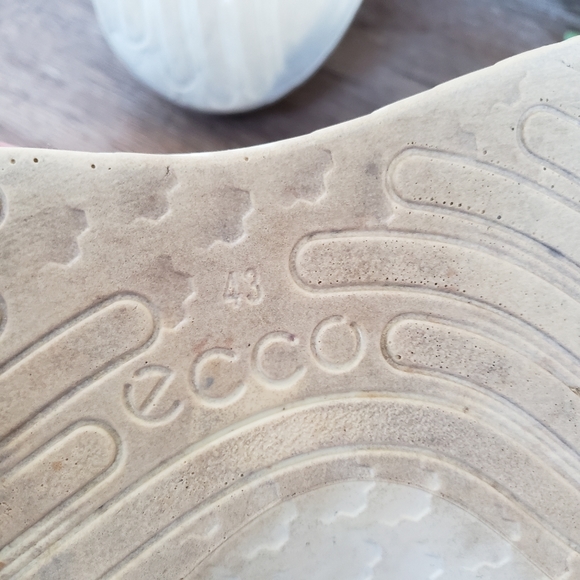 ECCO Mens Ecco Therap Gray Lace Up Walking Athletic and Training Shoes 9-9.5 - Picture 8 of 9